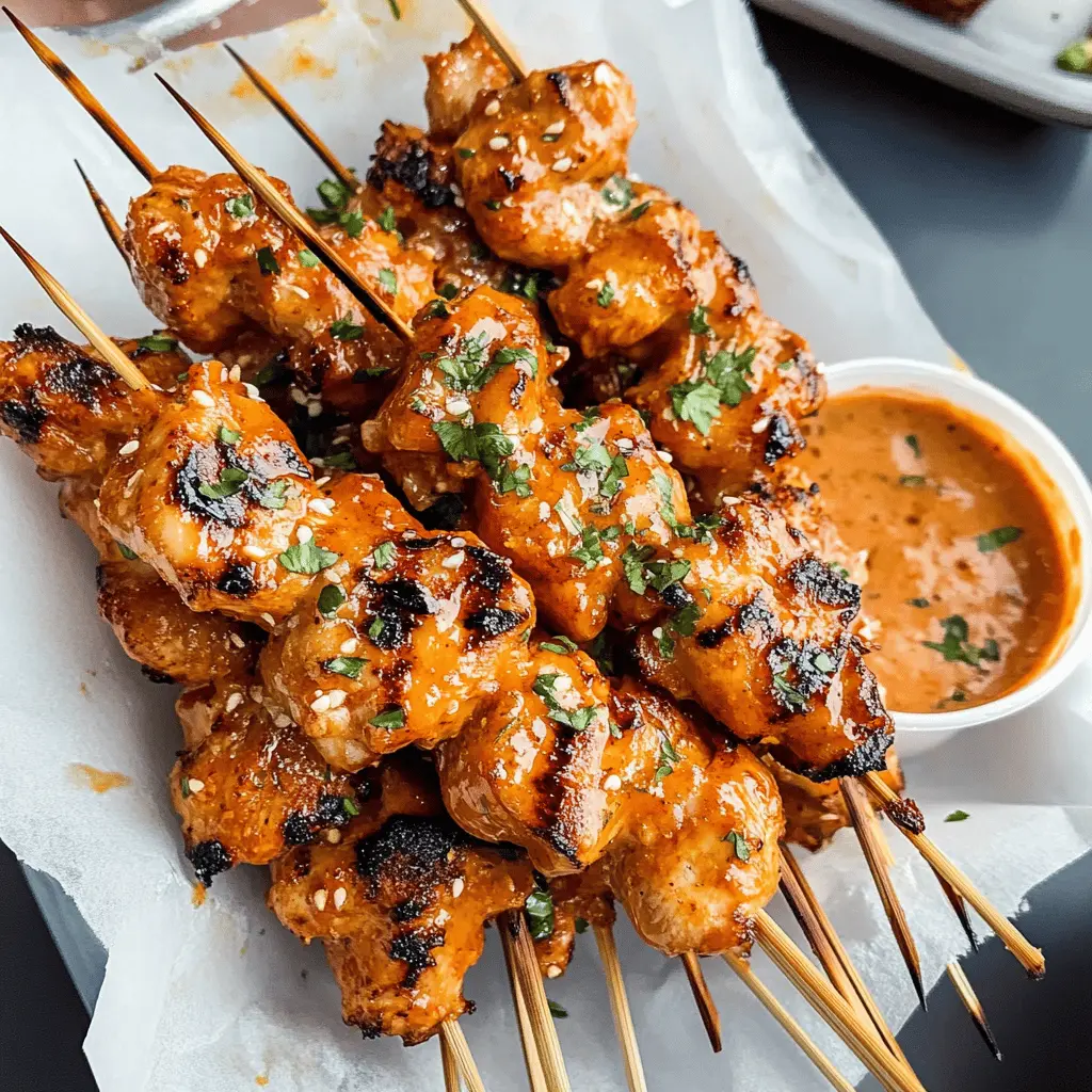 Turn up the flavor with these Bang Bang Chicken Skewers! Juicy chicken pieces marinated in a spicy, creamy sauce packed with crunchy veggies guarantee a tasty bite every time. Perfect for your next barbecue or a fun weeknight dinner! Don’t forget to save this recipe for an easy, crowd-pleasing treat!