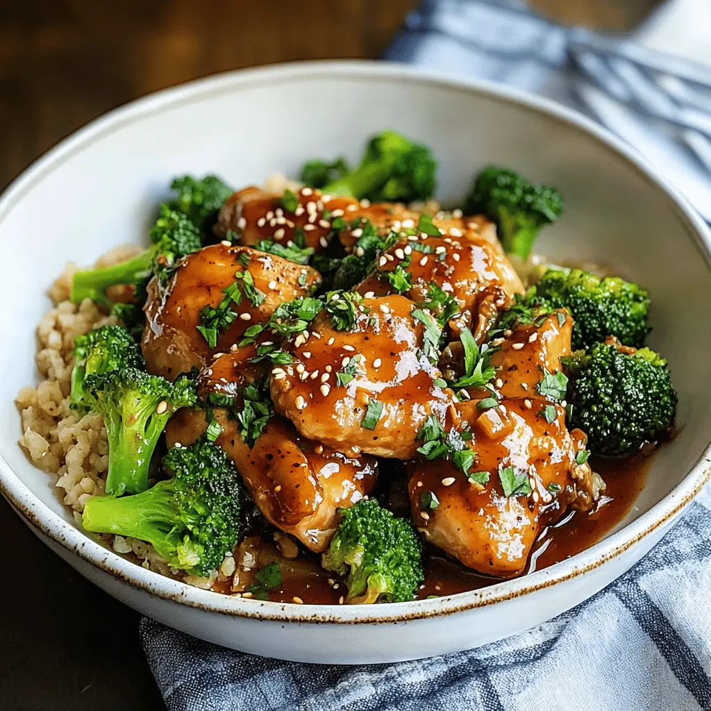 Sweet, tender chicken paired with vibrant broccoli makes this Crock Pot Honey Garlic Chicken and Broccoli a family favorite! This easy recipe highlights the delicious combination of honey and garlic, bringing a savory touch to your dinner table. Perfect for busy weeknights or meal prep, save this pin to whip up a comforting dish that everyone will love!