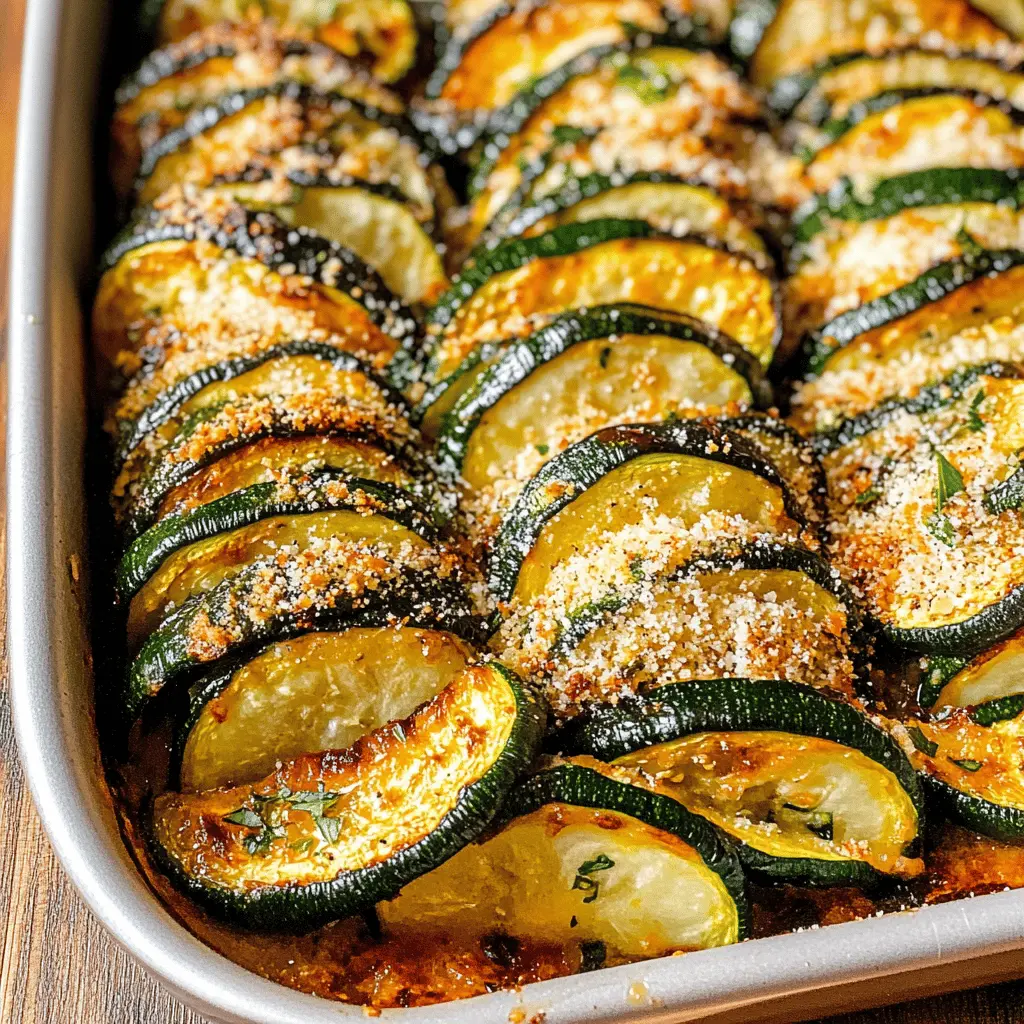 Get ready to enjoy a tasty side dish with this Garlic Parmesan Roasted Zucchini! Fresh zucchini is coated in garlic, olive oil, and topped with flavorful Parmesan cheese, making it the perfect complement to any meal. This easy recipe is ideal for weeknight dinners or summer barbecues. Save it now for a healthy, delicious addition to your table!