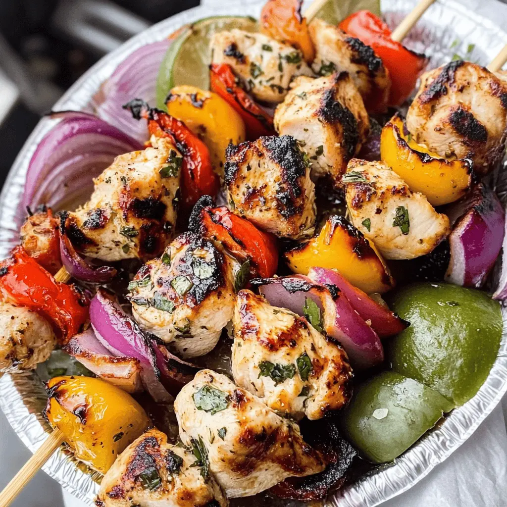 Juicy Greek Chicken Kabobs are perfect for summer grilling! Marinated in a blend of garlic, lemon, and herbs, these flavorful skewers will delight your taste buds. Serve them with fresh tzatziki and pita bread for a complete meal. Save this recipe for your next barbecue or family gathering! Enjoy a taste of the Mediterranean at home.