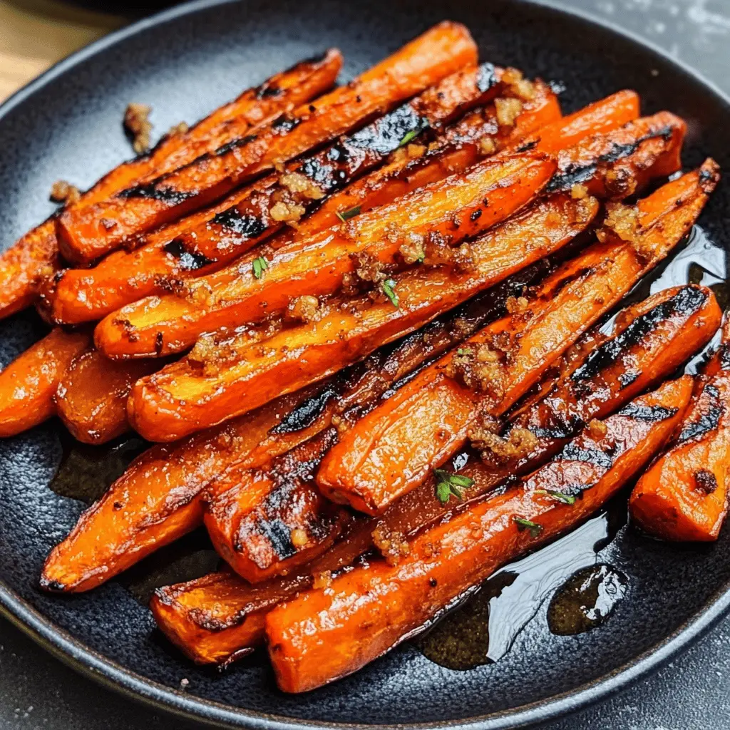 Sweet, tender grilled carrots with a delicious honey brown sugar glaze make the perfect side dish! You'll love how the natural sweetness of the carrots shines through, enhanced by a simple glaze that adds just the right touch. Save this recipe to impress at your next barbecue or family dinner. It's an easy way to bring vibrant colors and delightful flavors to your plate!