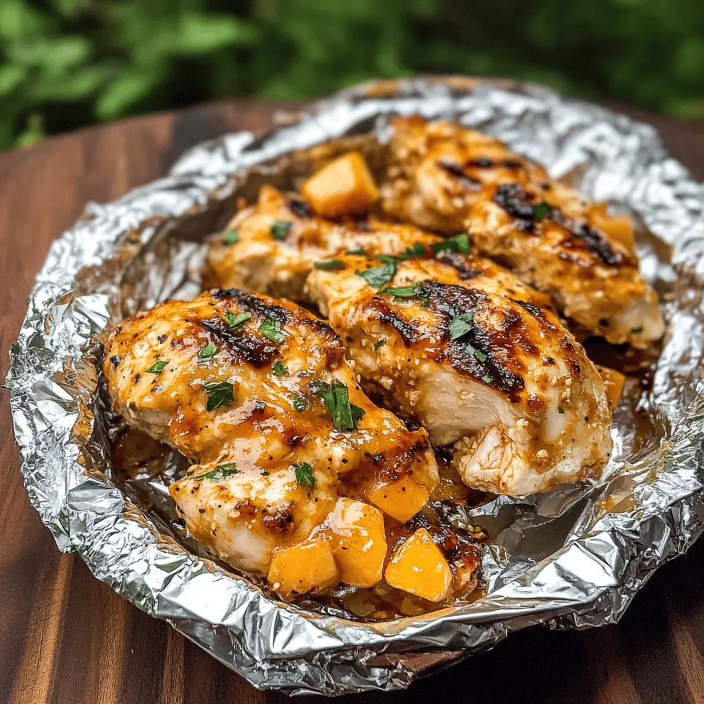 Looking for an easy and flavorful meal? These Grilled Crack Chicken Foil Packets are packed with tender chicken, creamy cheese, and crispy bacon—all cooked to perfection on the grill! Perfect for a quick family dinner or a fun cookout. Don’t forget to save this recipe for your next grilling adventure!