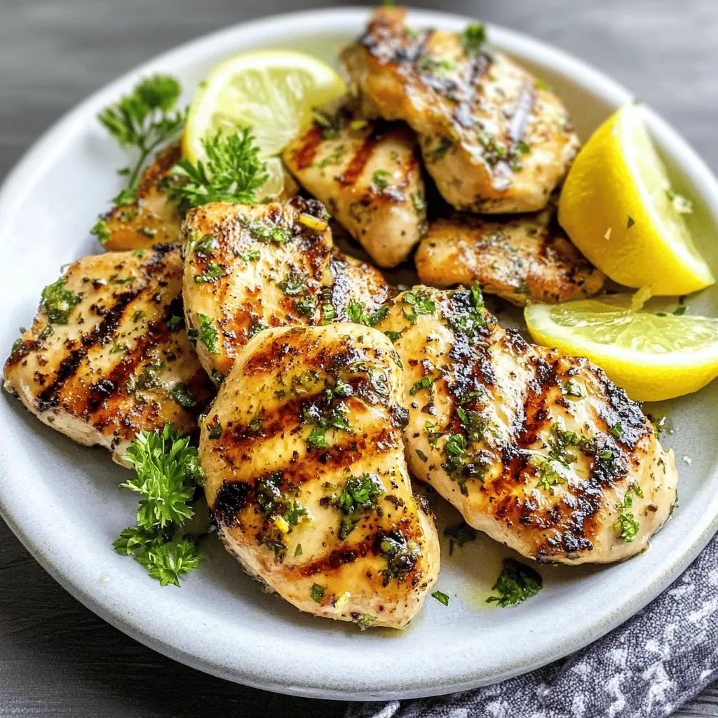 Juicy grilled lemon chicken is the perfect blend of zesty flavor and tender meat! This easy recipe features fresh lemon juice and herbs, making it an ideal choice for summer barbecues or quick weeknight dinners. Save this pin for a sunny day and impress your family with a delightful and healthy meal! 🍋🔥